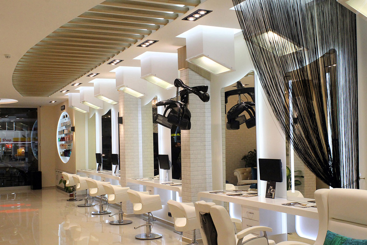 ...proje olarak yapılan Hair Up Kuaför salonu hakkında Alpeda Mimarlık firm...